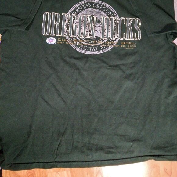Vintage Oregon Ducks Holiday Bowl 2000 T-Shirt - Picture 3 of 8